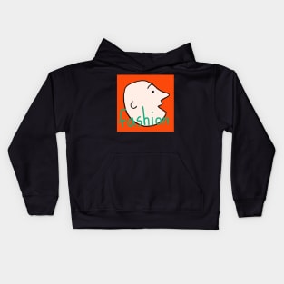 Bald man Kids Hoodie